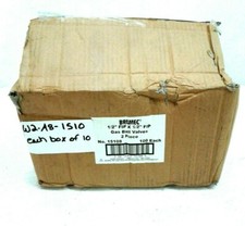 BRAMEC 15108 1/2" FIP x 1/2" FIP BRASS GAS BALL VALVES BOX OF 10   
