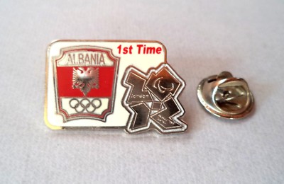 1st Time Paralympic Olympic Games. Committee of Albania NOC London 2012 Pin.