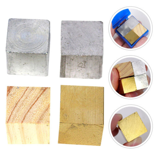 High-Quality Metal Density Block Set - Perfect for Science Projects  - Afbeelding 1 van 12