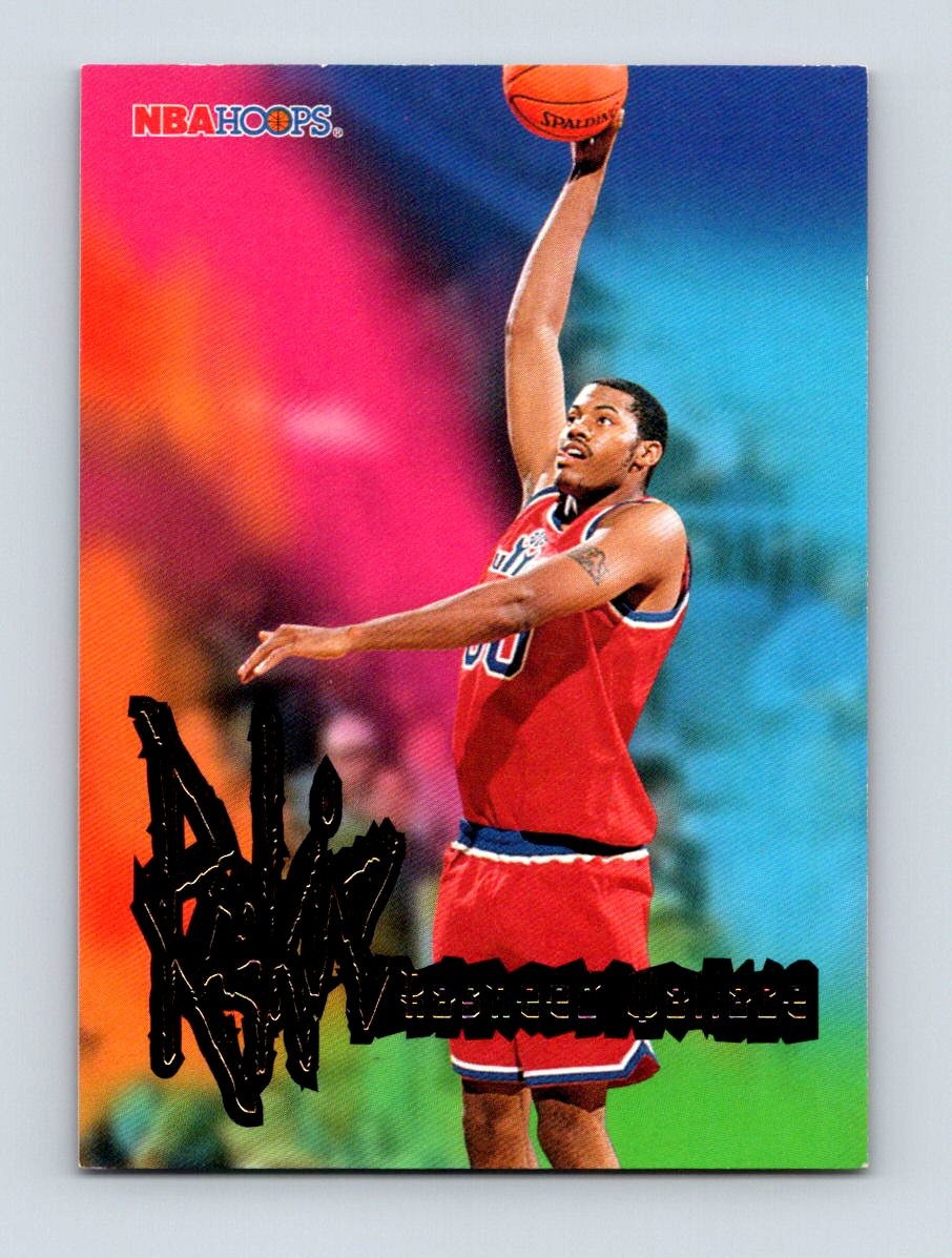 1995-96 Hoops #290 Rasheed Wallace Washington Bullets Rookie