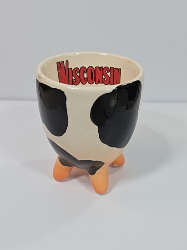Wisconsin Travel Souvenir Shot Glass Cow Udders