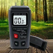 Digital Moisture Detector Damp Meter Brick Wood Screed Wallpaper Caravan Tester