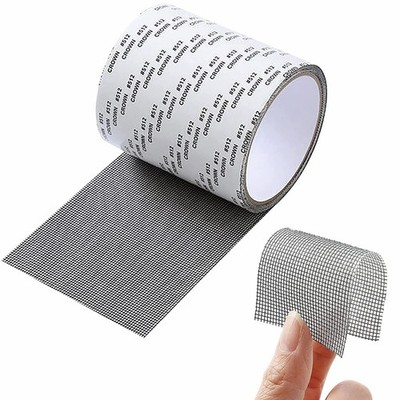 Extra Wide 4  X 197  (16.5FT) Window Screen Repair Tape Kit, Strong