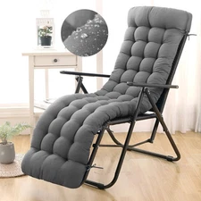Chaise Lounge Cushions Lounge Chair Cushion Waterproof Thickened 66 x 21 x 4 ...