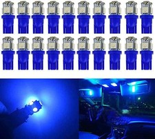 20-Pack Blue 5050 SMD LED 12V Replacement Bulbs for Cars
