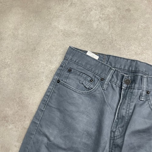 Levi's 511 Jeans Mens 32" Slim Straight Leg Cotton Chino Trousers, Grey - Picture 2 of 9