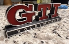 Volkswagen Gti Desk Art Plaque For European Car Enthusiast Vw Collector Gift Volkswagen Gti Desk Art Plaque For European Car Enthusiast Vw Collector Gift