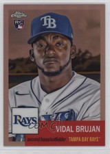 2022 Chrome Platinum Anniversary Rose Gold Refractor 59/75 Vidal Brujan #32 1om7