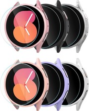 6 6 Pack Screen Protector Case for Samsung Galaxy Watch 5 40mm, Anti-Fog, Waterp