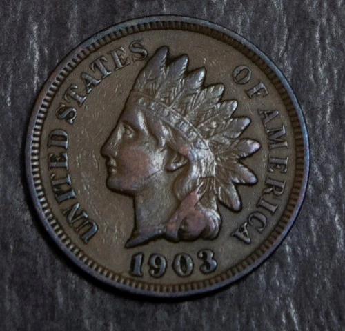 1903 Indian Cent Choice VF  XF  Lot 4462