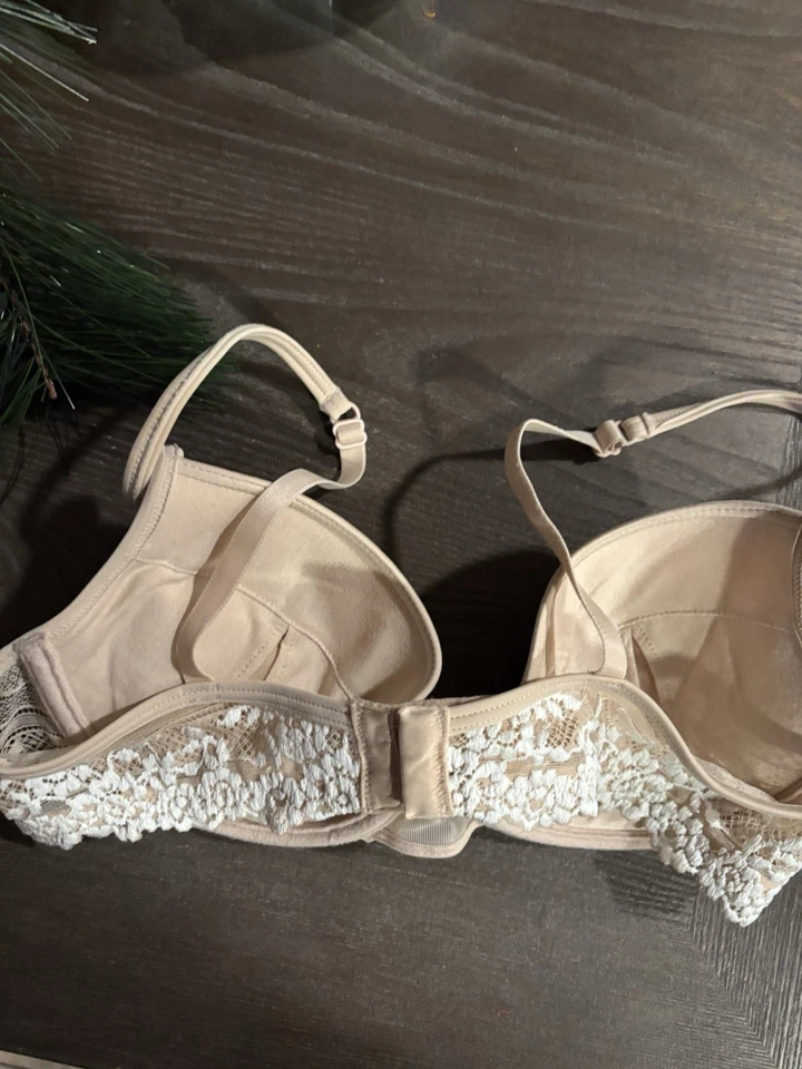 Sujetador sin tirantes Wacoal para mujer 34C acolchado con aros convertible 854119 nuevo Foto 4 de 4