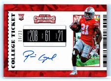 2019 Contenders Draft #120 Parris Campbell Cracked Ice Autograph /23