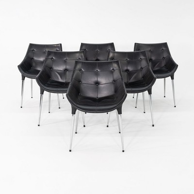 2000s Set of Six Philippe Starck for Cassina 246 Passion Leather