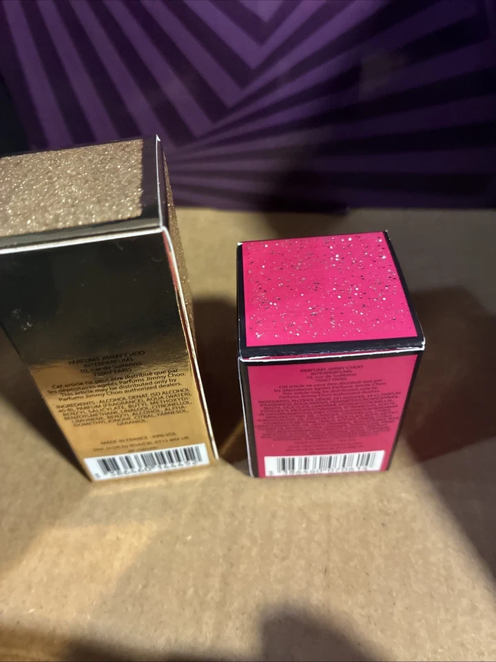 DOS mini botellas Jimmy Choo (flor 0,15 fl) (te quiero 0,15 fl) Foto 4 de 4