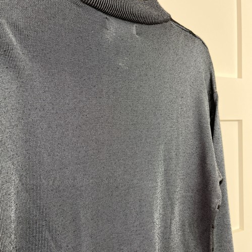 Bachrach Mens Pullover Sweater Blue & Black Long Sleeve Size Small - Afbeelding 9 van 9