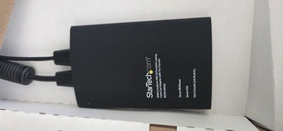 StarTech.com NOTECONS02 USB 2.0 to VGA Portable Adapter, Black