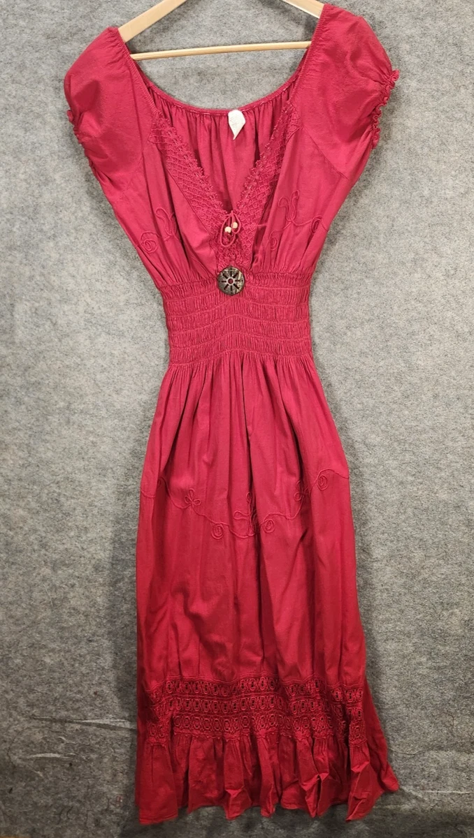 red satin flare dress Sera main image 1