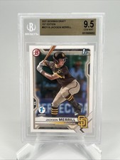 Jackson Merrill 2021 Bowman Draft 1st Beckett 9.5