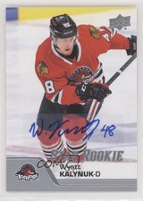 2020-21 Upper Deck AHL Star Rookies Auto Wyatt Kalynuk #164 Auto 0k4k