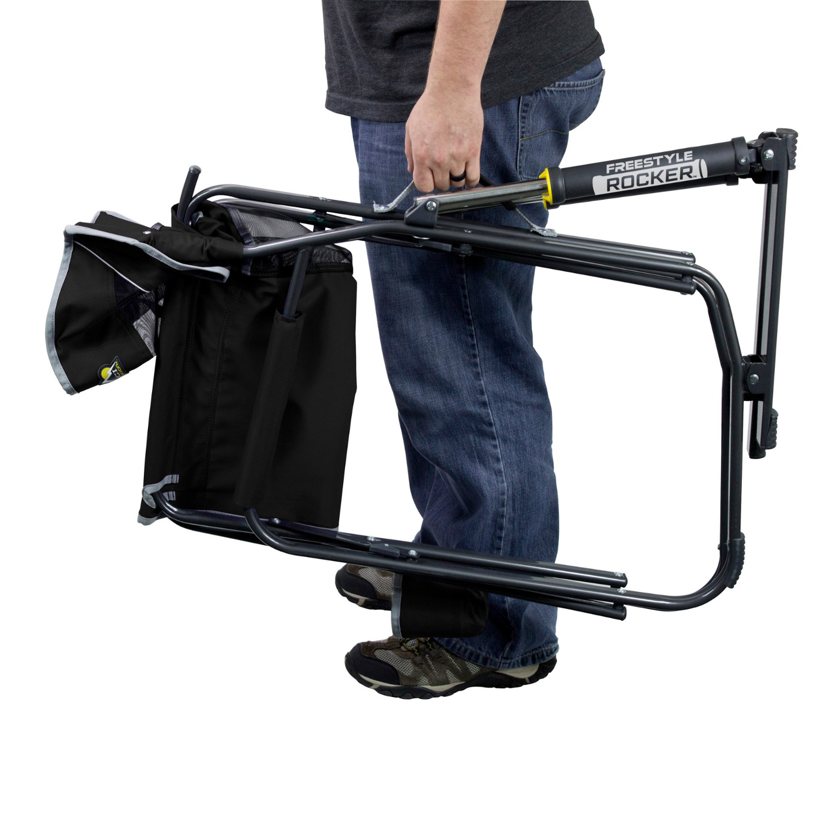 FREESHIP! GCI Outdoor Freestyle Rocker XL Oversized Foldable Rocking Camp Chair