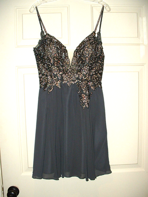Jovani Charcoal Gray Evening Dress Prom Formal Rhinestones Low Back Size 6 NWT | eBay Jovani Charcoal Gray Evening Dress Prom Formal Rhinestones Low Back Size 6 NWT | eBay