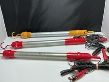 Lot Of 3 Vintage 12v Dc Fluorescent Auto Work Lights Shop Trouble Light Untested Lot Of 3 Vintage 12v Dc Fluorescent Auto Work Lights Shop Trouble Light Untested