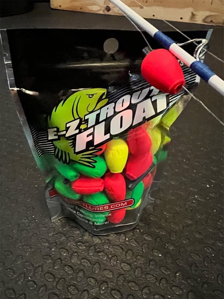 EZ Trout Float Fishing Bobbers Easy Depth Adjustment for