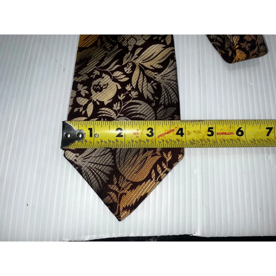 Corbata de seda vintage vintage de colección de obras maestras del Museo Metropolitano de Arte Foto 2 de 4