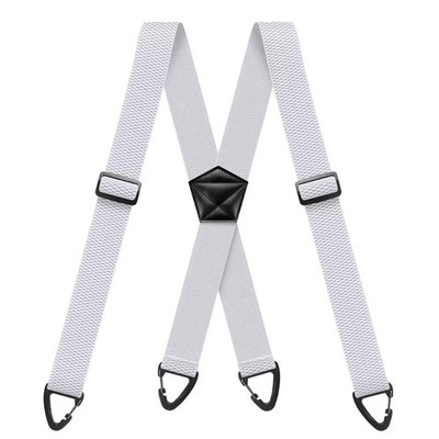 Suspenders for Men Heavy Duty, X Shape Back Hidden Suspender 1.5'' Under Clothing