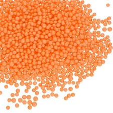 2Pack 0.08"-0.16" Foam Ball, Mini Round Foam Beads Balls for DIY Crafts, Orange