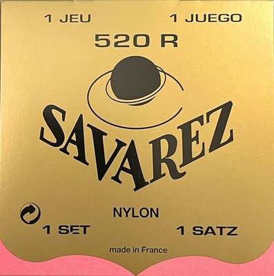 Savarez 520 R   Satz Saiten für Konzertgitarre   High Tension   Klassiker!