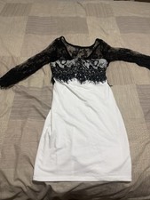 White Mini Lace Dress