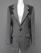 Vintage Pendleton Western Yoke Herringbone Wool Sport Coat Blazer USA Made 40