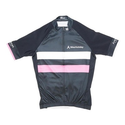 89 SPORTS Radtrikot Herren schwarz & pink S Kurzarm Reißverschluss vorne