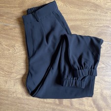 UNIQLO Women’s Black Pleated Front Hi Rise Classic Formal Ankle Pants Size XS