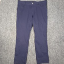 Peter Millar Crown Sport Golf Pant Mens 40x32 Navy EB66 Performance Five Pocket