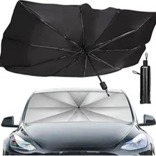 Windshield Sun Shade Umbrella, Car Sun Shade for Windshield UV Rays and Heat Sun