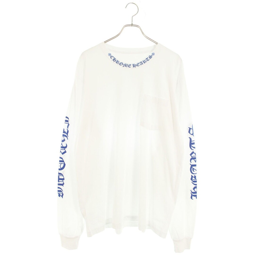 Chrome Hearts CH L S 1 neck logo print long sleeve cut and sew mens XL Used 3da3 thumbnail 2