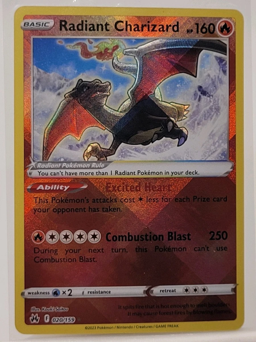 Radiant Charizard Pokémon TCG Cards for sale | eBay