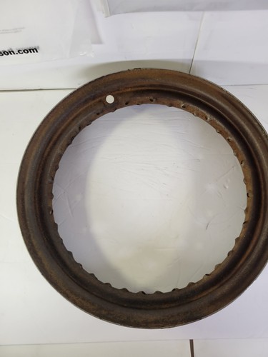 Vintage Harley Davidson 17 X 4 " Wheel Rim OEM Knucklehead Panhead Shovelhead - Picture 5 of 12