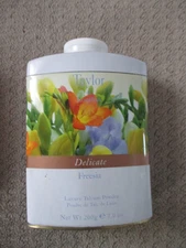 Taylor Of London Delicate Freesia Luxury Talcum Powder 7 Oz