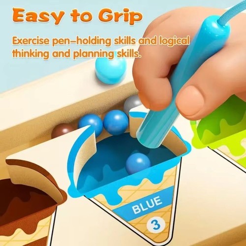 Puzzle Magnetic Color Number Maze Toy Fine Motor Training - Picture 5 of 15