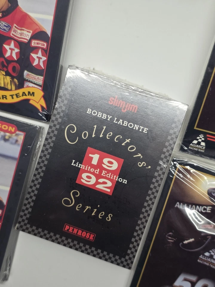 Nascar Card Packs Sealed Davey Allison Bobby Labonte Alliance Racing 1992 - Image 3 of 4