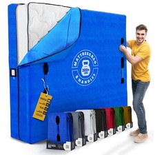 Mattress Bags for Moving with 8 Handles - Twin Size - Extra-Thick Mattress Ba...