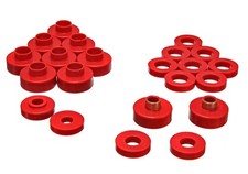 Energy Suspension 2.4103r Body Mount Bushing Kit Red For 1976-1979 Jeep Cj5 Cj7