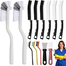 Crevice Cleaning Brush,13 Pcs Scrub Brushes for Cleaning Hard Bristle Cleaning B