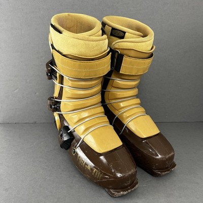 Full Tilt Tom Wallisch Pro Model Ski Boots - Brown Tan - Mondo 27.5 310mm READ