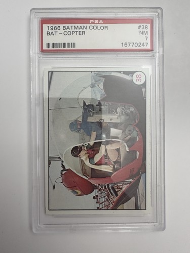 1966 Topps Batman Bat Laffs #38 Batman and Robin — PSA 7