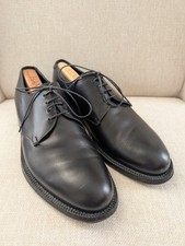 PRADA Womens Shoes Derby Size 8-8.5 Low Top Lace Up Black Made in Italy