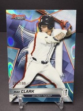 2025 Bowman's Best - Top Prospects Max Clark #TP-1 Aqua Lava Refractor /199 (RC)